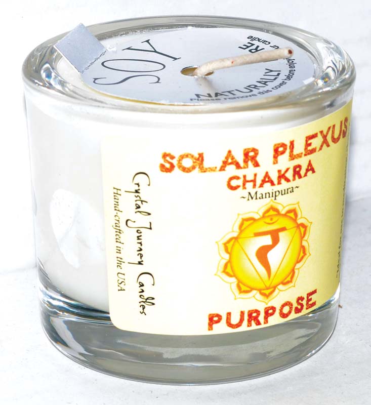 Solar Chakra Soy Votive Candle Azuregreen