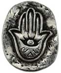 Hamsa pocket stone