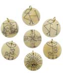 (set of 23) T ibetan Bone Charm various