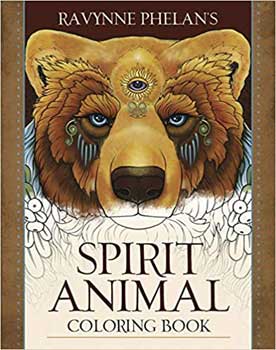 Spirit Animal coloring book by Ravynne Phelans