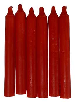 (set of 6) Red 6