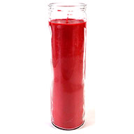 Red 7-day jar candle