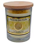 Prosperity gem stone soy candle