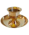 Brass Taper and Pillar candle holder