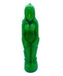 Green Female candle