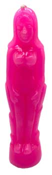 Pink Female candle