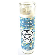 Pentacle Protection aromatic jar candle