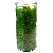 Green 14-day jar candle