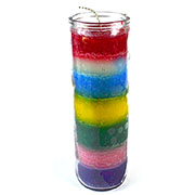 7 Color 7-day jar candle