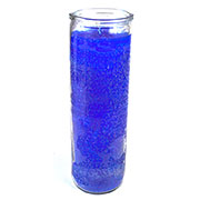 Blue 7-day jar candle