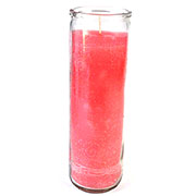 Pink 7-day jar candle