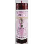 Fertility Pillar Candle with Goddess Necklace