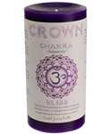 Crown Chakra pillar candle 3