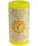 Solar Plexus Chakra pillar candle 3