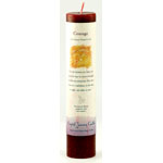 Courage Reiki Charged pillar candle