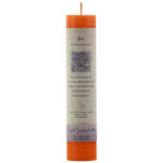 Joy Reiki Charged pillar candle