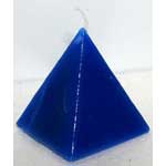 Blue pyramid Jasmine candle