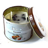 Coco (Coconut) quartz tin candle