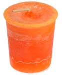 Sacral Chakra votive candle