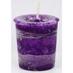 Healing Herbal votive - purple