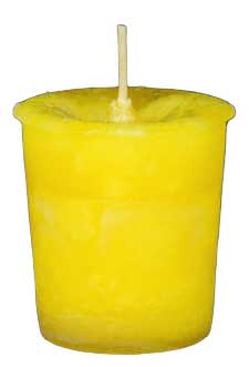 Laughter Herbal votive - yellow