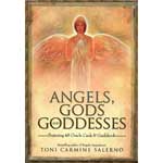 Angels, Gods, and Goddesses Oracle dk & bk by Toni Carmine Salerno