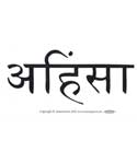 Ahimsa bumper sticker