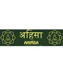 Ahimsa Lotus bumper sticker