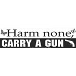 Harm None, Carry a Gun bumper sticker