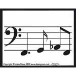 Music Line bumper sticker