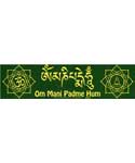 Om Mani Padme Hum bumper sticker