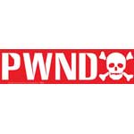 PWND bumper sticker