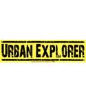 Urban Explorer bumper sticker