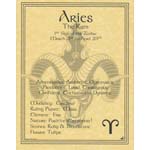 Aries zodiac poster