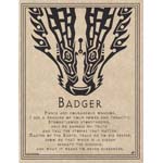 Badger Prayer poster