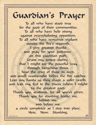 Guardian's Prayer poster