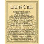 Lion Prayer poster