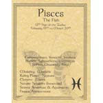 Pisces zodiac poster