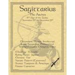 Sagittarius zodiac poster