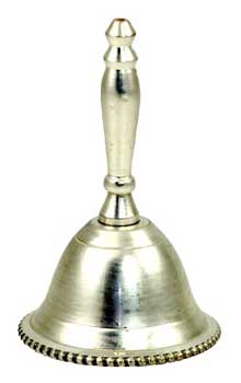 Unadorned altar bell 2 1/2