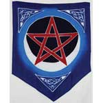 Pentacle Moon Pennant 18