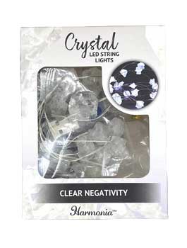 6.5 ft LED light string Clear Negativity (crystal)