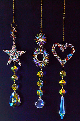 (set of 3) sun catcher