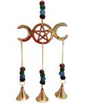 Triple Moon wind chime