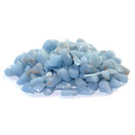 1 lb Angelite tumbled chips 5-7mm