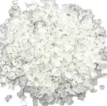 1 lb Glass tumbled chips 5-8mm