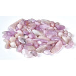 1 lb Kunzite tumbled chips 7-9mm