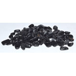 1 lb Tourmaline, Black tumbled chips 6-8mm