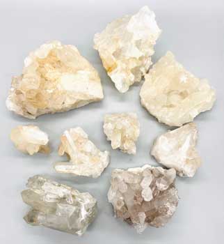 ~3# Flat of Quartz, Inclusions 3-6