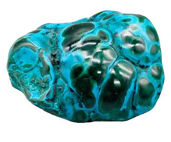 1.3-1.6# Chrysocolla/Malachite free shape